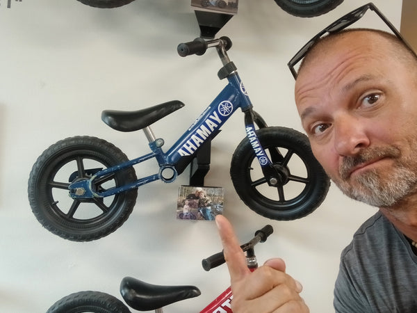 Mimi and Moto Learn to Ride Bikes