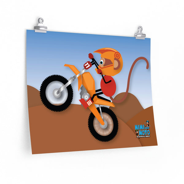 Mimi and Moto Dirtbike Poster (Mimi)