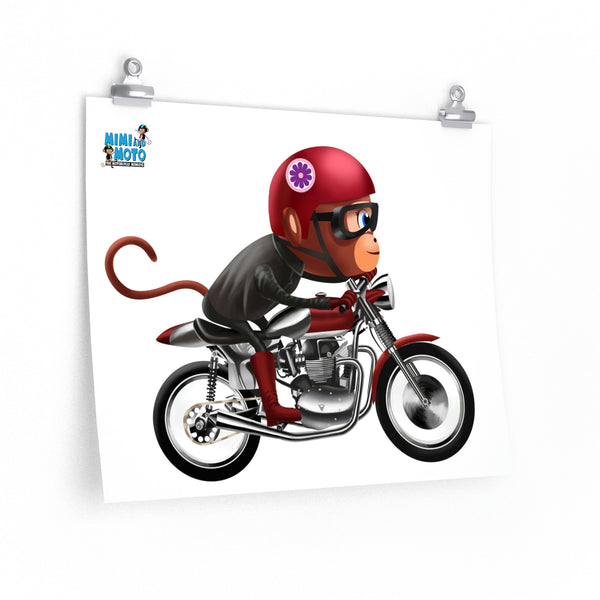 Mimi and Moto Caferacer Poster (Mimi)