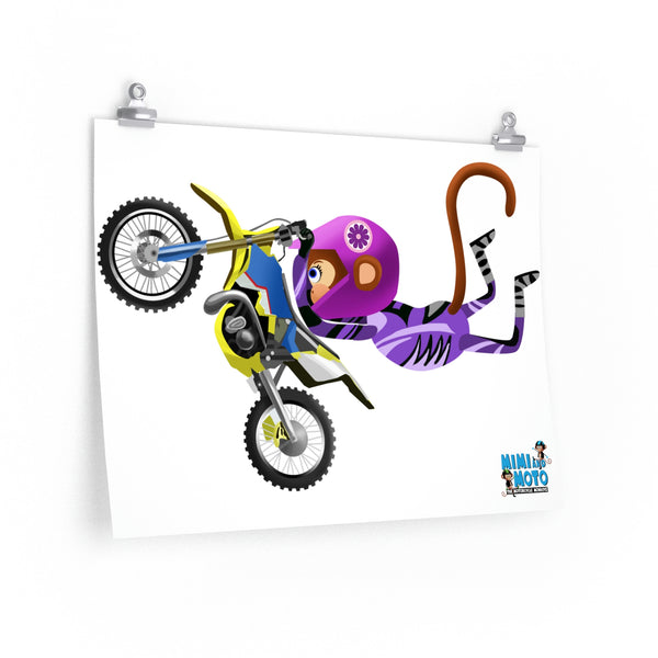 Mimi and Moto Freestyle Motocross Poster (Mimi)