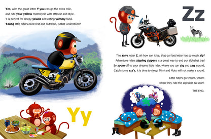 Mimi and Moto Ride the Alphabet, ages 4-6