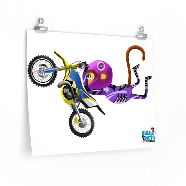 Mimi and Moto Freestyle Motocross Poster (Mimi)