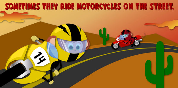 The Adventures of Mimi and Moto: The Motorcycle Monkeys